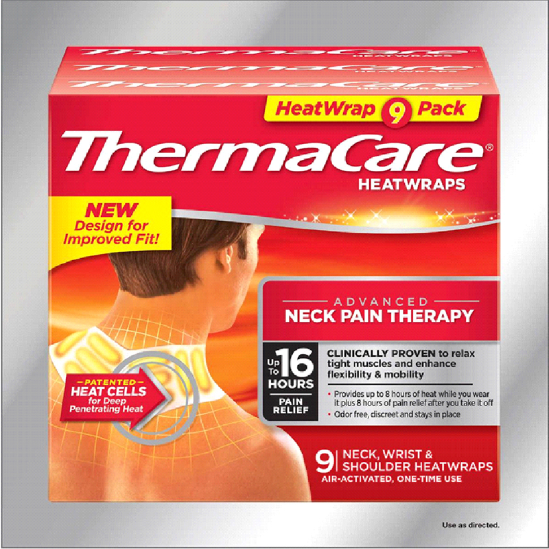 美国原装 Thermacare 热敷贴热敷带 肩颈舒缓贴  家用 便携 9片装 - 图3