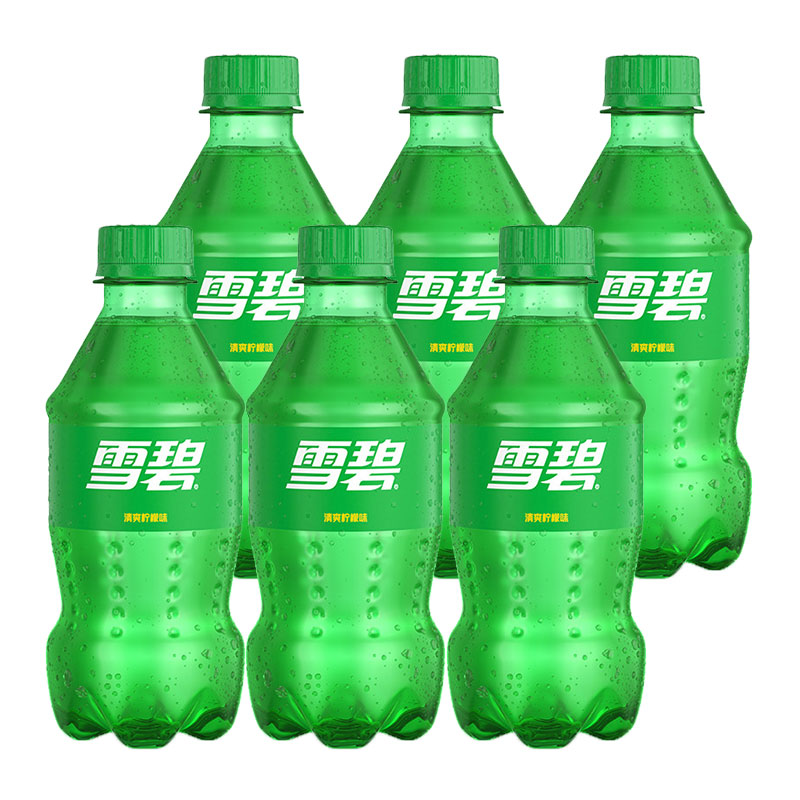 【包邮】可口可乐碳酸饮料雪碧300ml*6瓶好喝的小瓶装汽水 - 图0