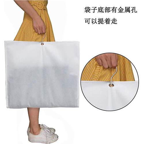 门后墙挂式柜侧包包收纳神器毛绒玩具棉花布娃娃玩偶公仔防尘挂袋 - 图2
