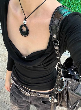 小众轻奢高级感新中式毛衣链项链