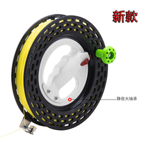  New Bearings Silent Wind Zither Wire Wheel Plastic Anti-Reverse Safety Lock Grip Wheels wire wheel package