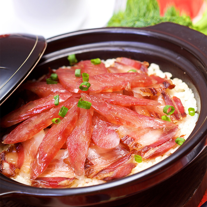 沧洲500克吉祥如意腊味礼盒龙凤二八腊肠鸭肝腊肠腊肉王金钱片