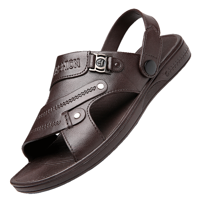 凉鞋男款2025夏季新款男士休闲软底沙滩鞋防滑耐磨开车两用凉拖鞋,淘宝优惠券,粉丝福利购,淘宝优惠卷