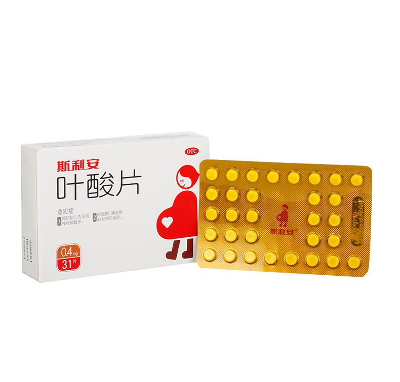 Scrianen/斯利安 斯利安 叶酸片 0.4mg*31片/盒