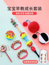 Newborn son to teach baby Toys 0 1 6 months after looking at red ball hearing vision training baby 3 vision 2 small