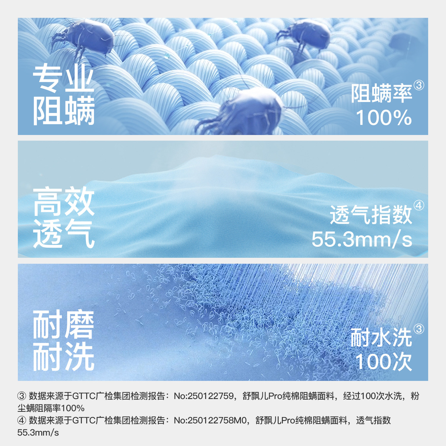 舒飘儿100支纯棉防螨四件套新疆长绒棉套件防尘螨被套床笠床单