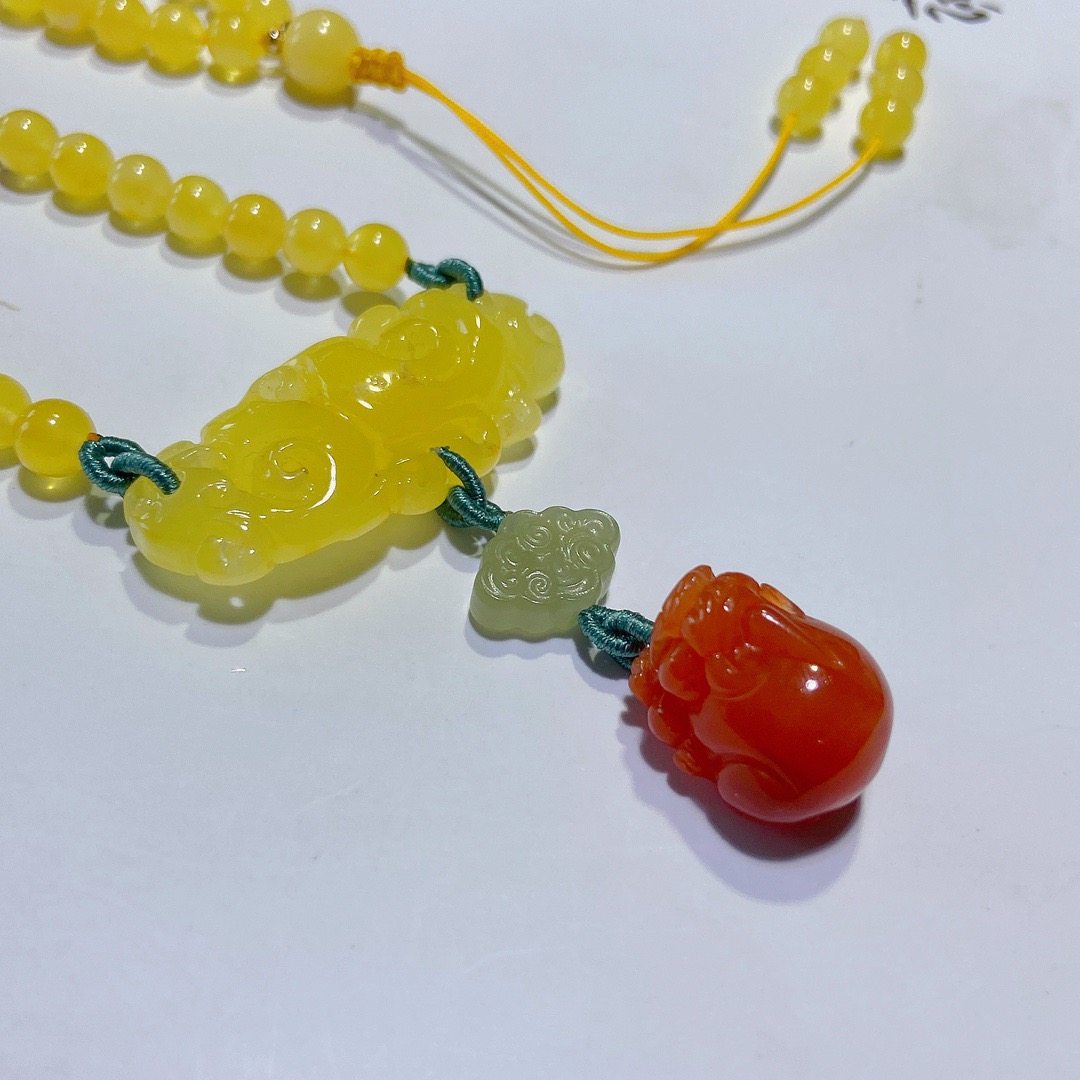 天然原矿蜜蜡貔貅吊坠项链毛衣链女款原创设计送老婆闺蜜礼物,淘宝优惠券,粉丝福利购,淘宝优惠卷