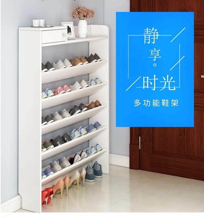 多柜挂墙上的用鞋鞋架墙壁挂式省层贴收纳悬挂家空间HD03360-门后_虎窝淘