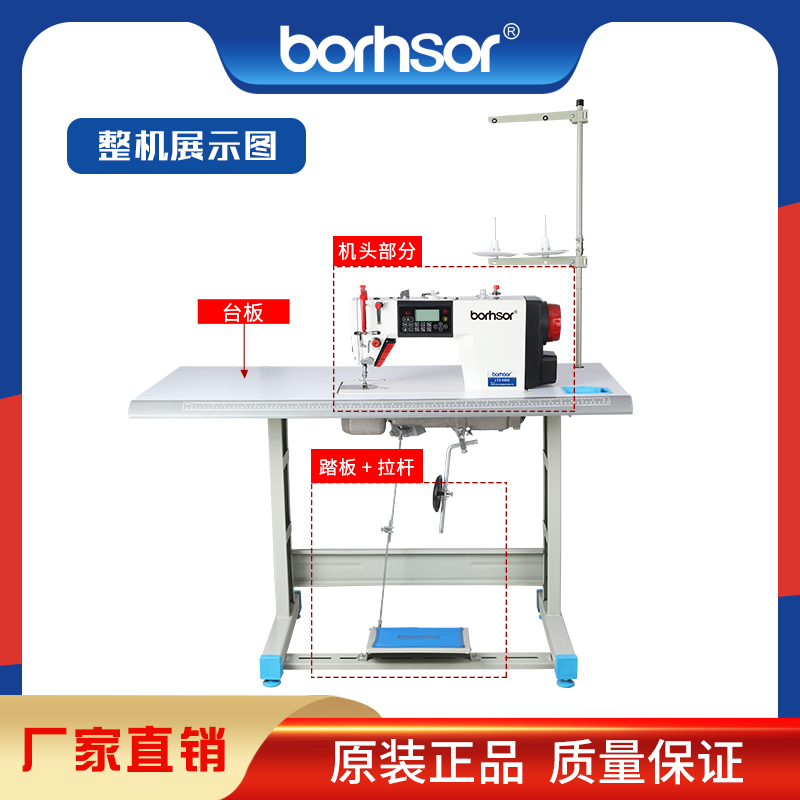 全新全自动香港合资电脑缝纫机工业电动平缝家用电脑车厚薄通吃 - 图3
