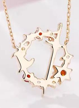 哈利波特宝剑项链首饰巫师分院帽魔法石女动漫风电影周边仙气手办