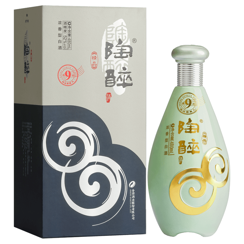 【酒厂直营】沱牌陶醉精品窖藏酒480ml*1单瓶浓香型六粮酿造白酒-图1