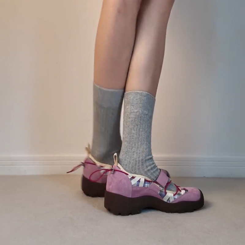 羊皮版小个子厚底内增高7cm拼色魔术贴软底不累脚运动鞋圆头单鞋,淘宝优惠券,粉丝福利购,淘宝优惠卷