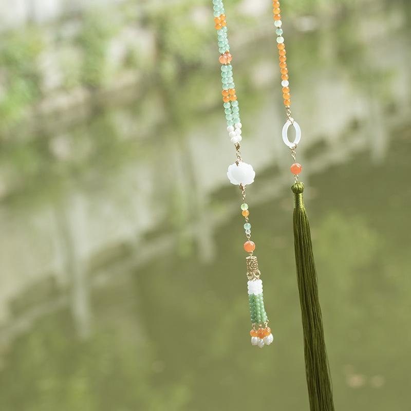 流苏链吊坠吊坠2025新款襟古装汉服步国风腰坠配饰唐装女士,淘宝优惠券,粉丝福利购,淘宝优惠卷