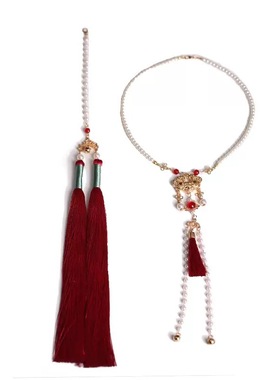 发饰2025明制中式古风皇冠宋制新中式新娘婚礼仙美仿珍珠汉服