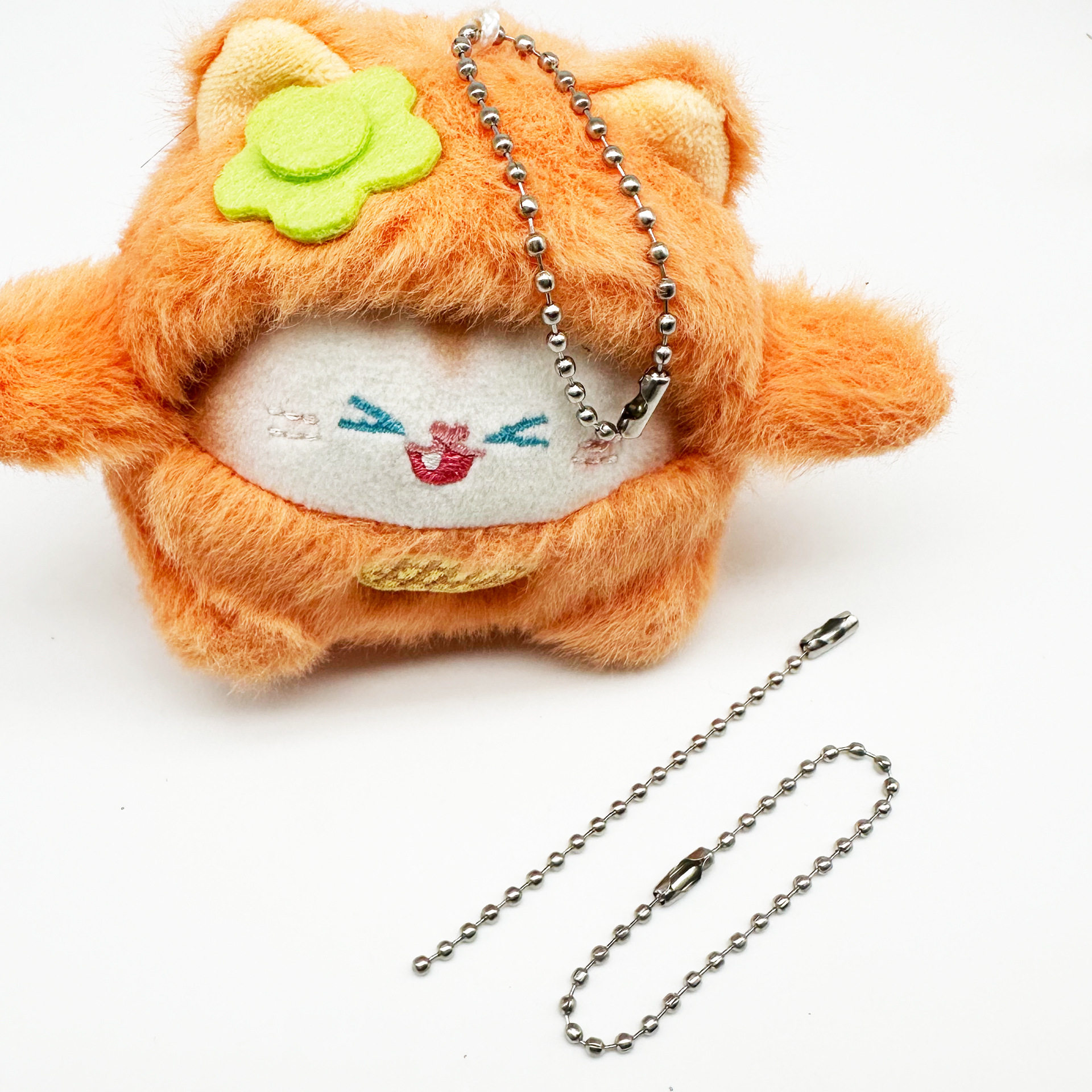 钥匙圈简约款饰品链链子单链条公仔挂链玻珠不锈钢链子2025,淘宝优惠券,粉丝福利购,淘宝优惠卷