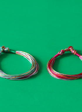 端午节五彩绳手链宝宝儿童