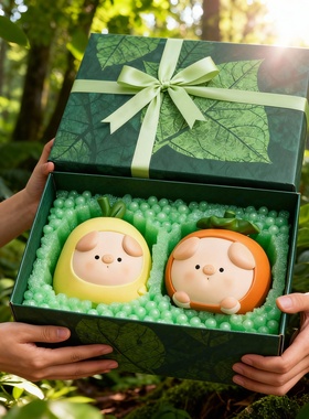 可爱水果小猪毛绒包包挂件摆件