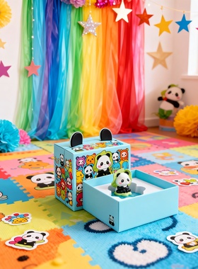 可爱熊猫毛绒钥匙扣包包挂件