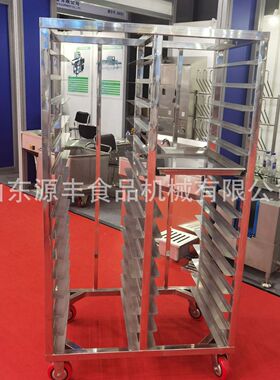 304不锈钢急冻架车 食品厂不锈钢材质双排速冻架车 晾肉烟熏架车