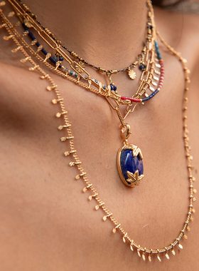 JFB法国进口18K厚包金老钱长项链