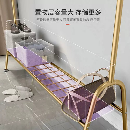 Panpan напольная металлическая одежда для стойки для одежды для спальни для одежды.