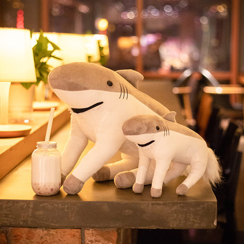 鲨骑马生日礼物男生送男友猎奇抽象恶搞女生稀奇古怪的圣诞节新年 - 图3