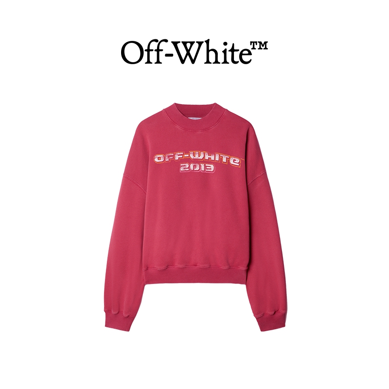 OFF-WHITE 男女同款酒神巴克斯数码印花宽松卫衣 - 图3