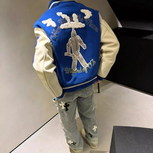 特大码300斤蒸气机器人棒球服vibe夹克外套春秋百搭男女夹克外套 - 图2