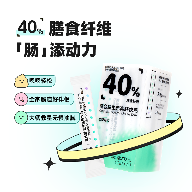 【告白季】赞活复合益生元高纤饮品菊粉高膳食纤维排便通畅 - 图3