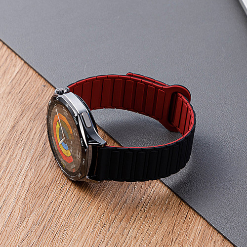 适用华为GT5/6手表watchgt4表带watch4/3磁吸运动硅胶GT5pro荣耀GS高级GT3/2E男女装甲夏天智能新款腕带22mm - 图3