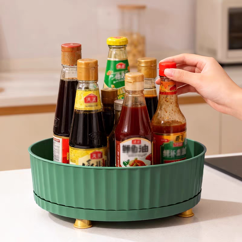 【下单立减50】厨房可旋转调料置物架多功能360度调味酱油醋收纳,淘宝优惠券,粉丝福利购,淘宝优惠卷