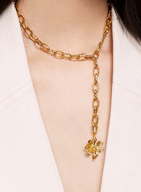 daartemis达弥设计师镀金项链