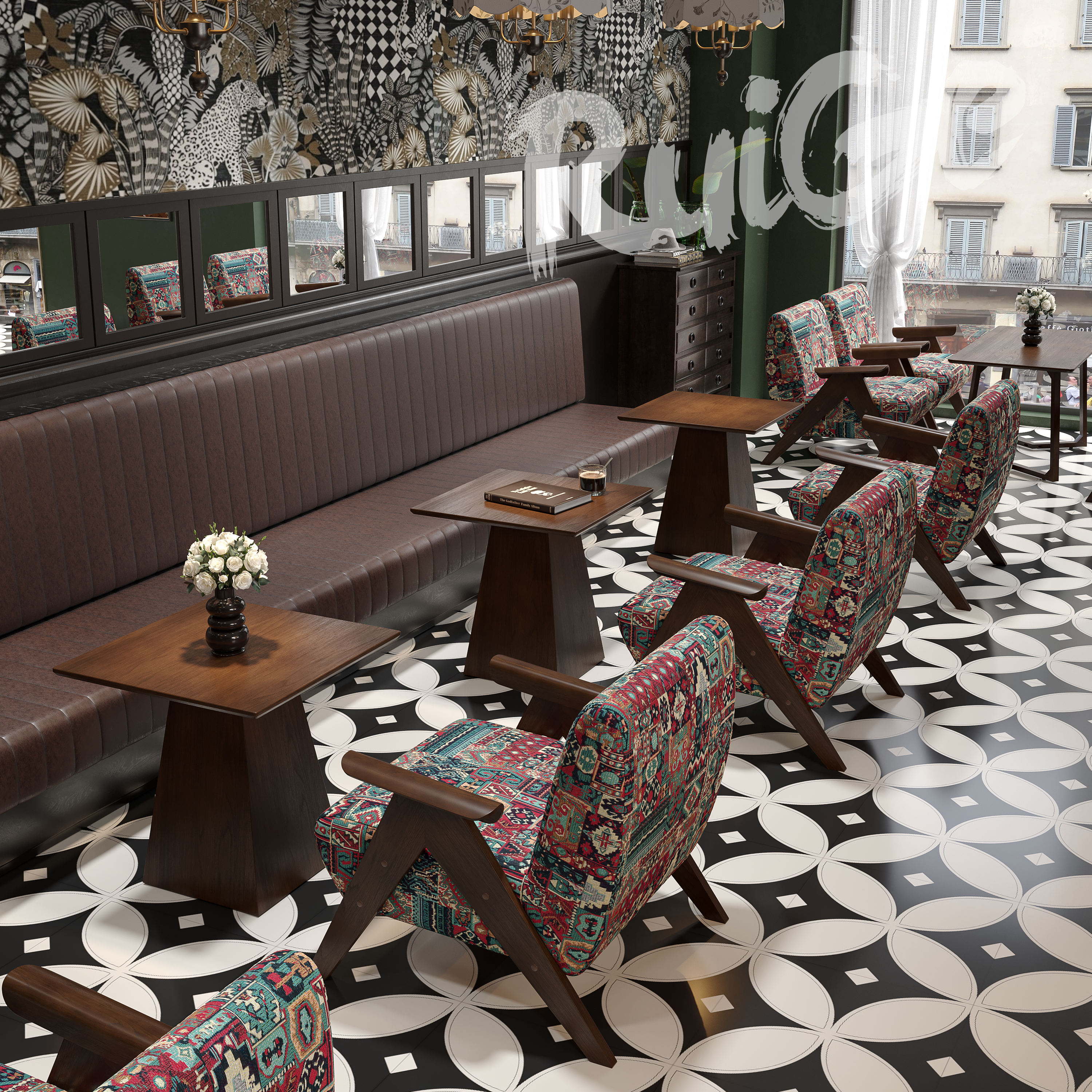 法式复古风实木咖啡厅奶茶店民宿休息区桌椅卡座洽谈接待沙发组合,淘宝优惠券,粉丝福利购,淘宝优惠卷