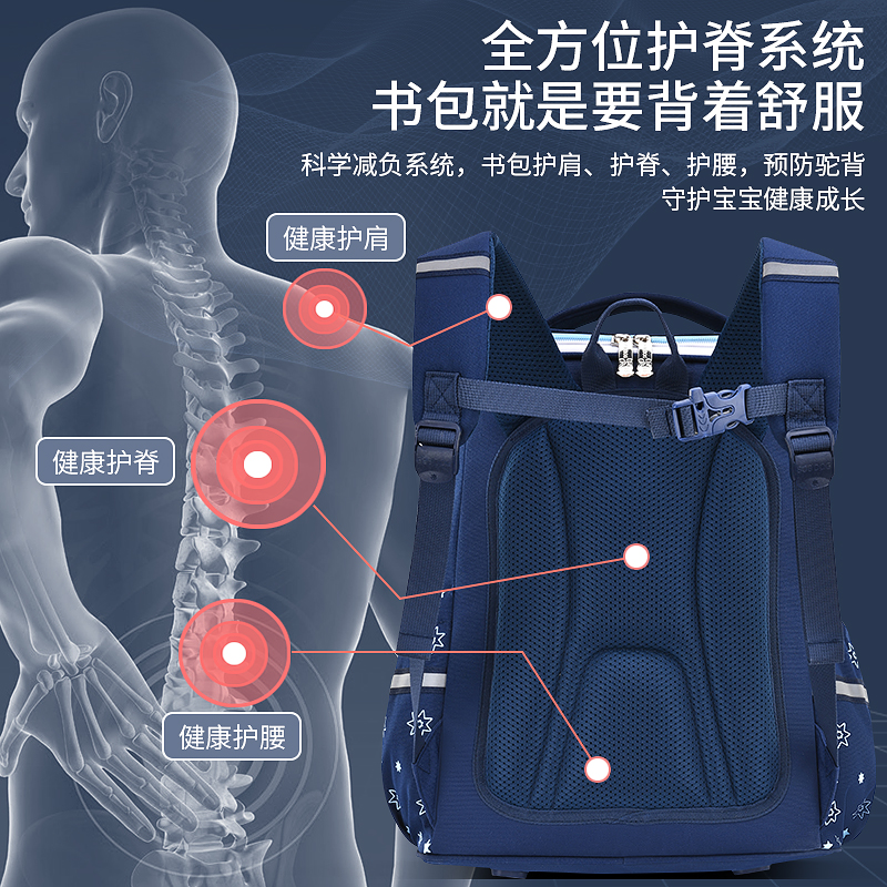 不打烊巴布豆儿童小学生书包男孩女生2022年新款一二三到四五六年-图1