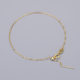 New S925 sterling silver universal bracelet pin passepartout box chain pearl adjustable beaded cross chain necklace