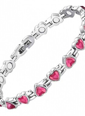 龙和新款心形高斯全磁石手串可调节钻石磁石手链跨境专货