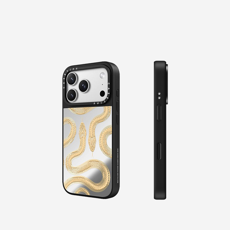 CASETiFY 大王蛇系列 黑色/金色/透明 适用于苹果iPhone17ProMax/17Pro/16ProMax/15Pro/华为Mate60pro手机壳