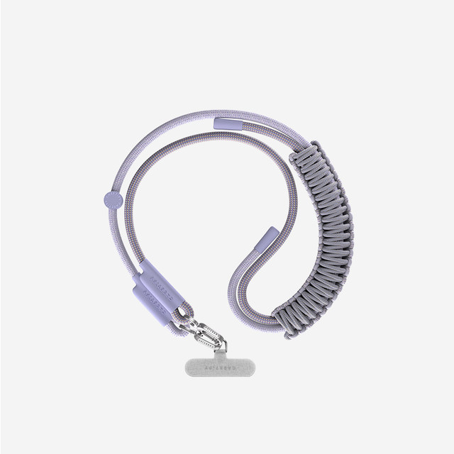 CASETiFY rope woven mobile phone strap set Cold gray/soft mist purple/miluo purple/video green suitable for the full range of iPhone mobile phone accessories strap lanyard