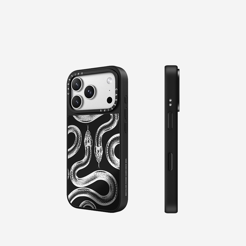 CASETiFY 大王蛇系列 黑色/金色/透明 适用于苹果iPhone17ProMax/17Pro/16ProMax/15Pro/华为Mate60pro手机壳