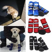 Dogs winter shoes Search and rescue dogs Pets Ski Shoes Jinmao CUHK Dogs High Cylinder Rain Shoes Anti Snowy Warm Long Cylinder Boots