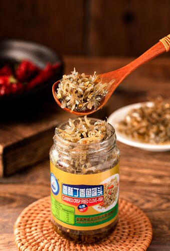 金富琳香酥丁香鱼罐头下饭拌饭开盖即食平潭特产无添加剂素食130g - 图2