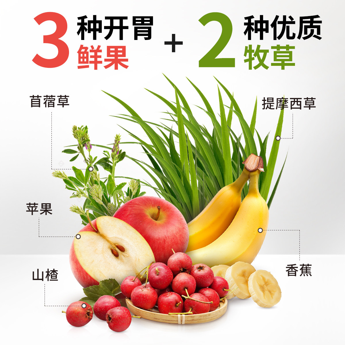 源物派精选提摩西草苜蓿草饼兔子磨牙荷兰猪龙猫零食 7枚/盒 - 图0