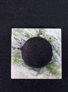 现代新中式绿色天然大理石球香薰扩香器酒店样板书房书柜桌面创意