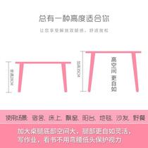 Student lazy person Easy desk to make bed with study table dorm room sleeping room small table solid wood laptop computer desk