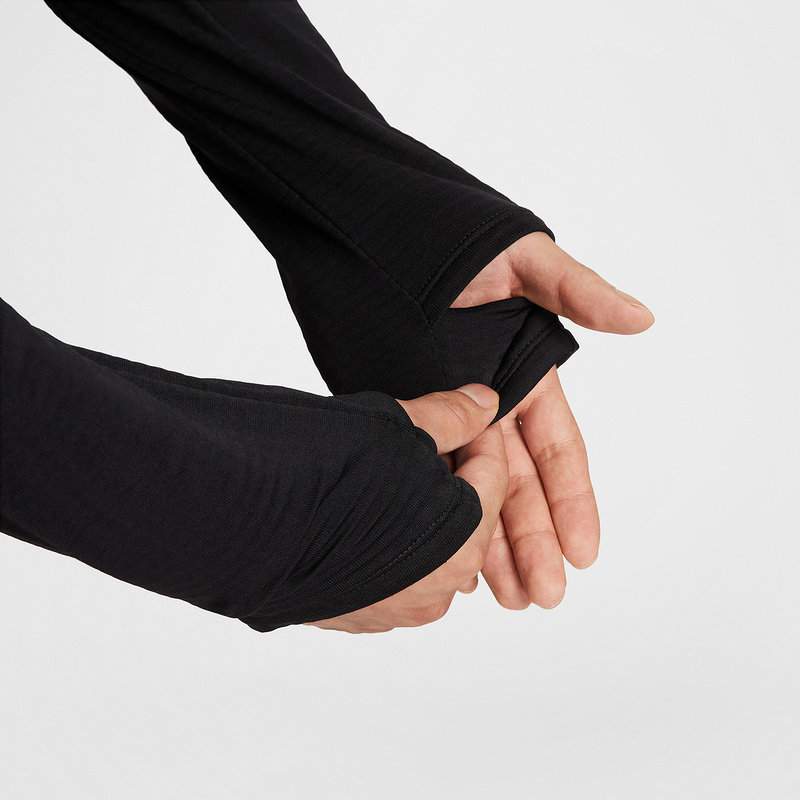 Nike耐克男子长袖针织衫跑步运动休闲T恤速干打底衫HV2708-010,淘宝优惠券,粉丝福利购,淘宝优惠卷