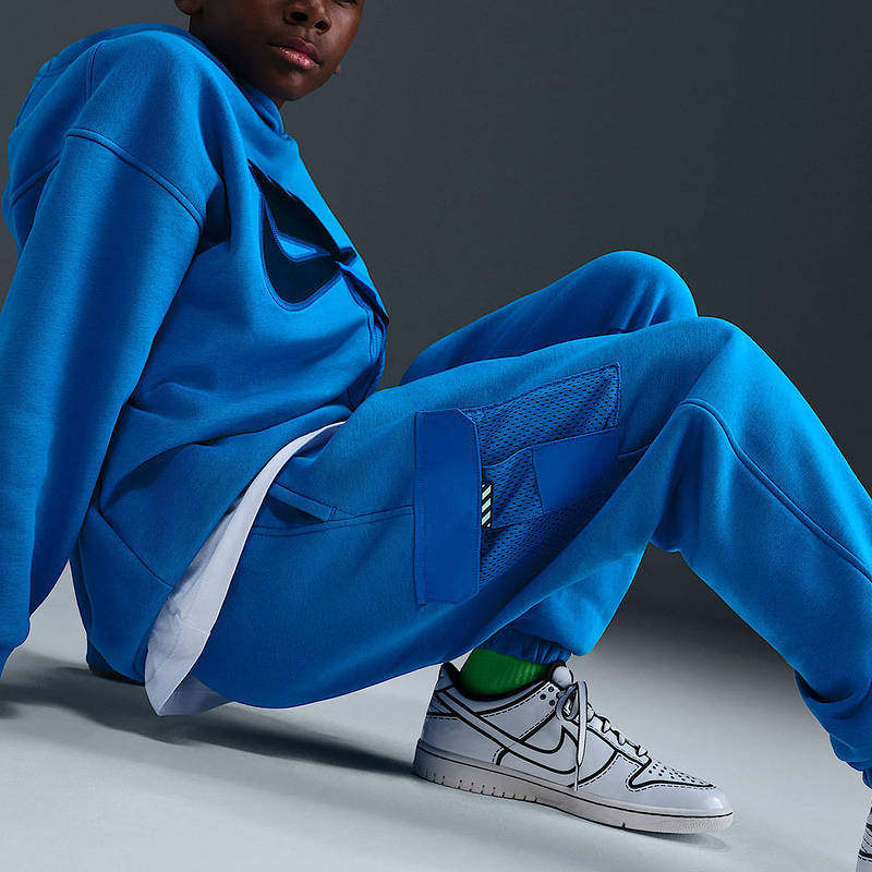 NIKE耐克乐高联名大童X LEGO冬季男女童宽松工装长裤HV6731-470,淘宝优惠券,粉丝福利购,淘宝优惠卷