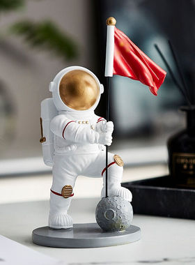 翻旧事宇航员客厅摆件办公室酒柜装饰品玄关太空人手办桌面生日礼