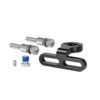 Bicycle stem bracket action camera mount