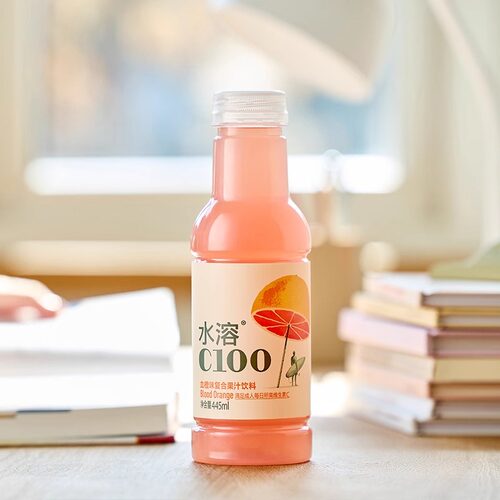 农夫山泉水溶C100复合果汁445ml*15瓶整箱批特价柠檬青皮桔饮料品 - 图2