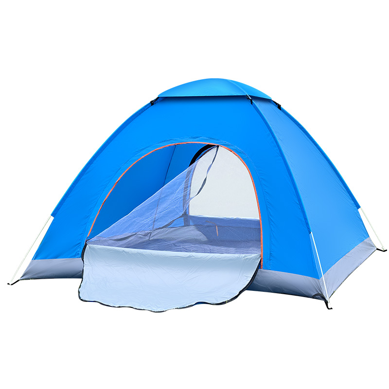 帐篷户外折叠便携式全自动野营过夜双人加厚防雨防蚊儿童露营装备